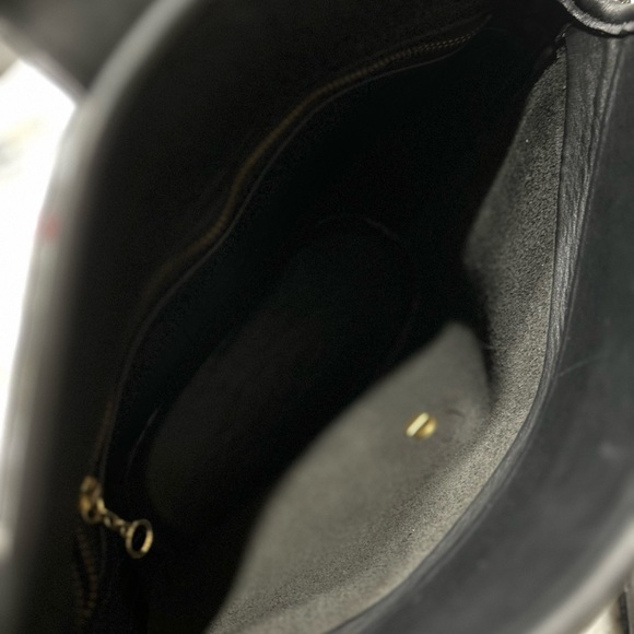 Coach Authentic 9948 Nottingham Black Tanned Leather Bag - Picture 11 of 12